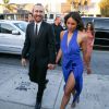 Le DJ David Guetta et sa compagne Jessica Ledon - Arrivées au mariage d'Isabela Rangel et David Grutman à Miami le 23 avril 2016.