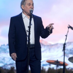 Paul Simon au Premier jour de la Convention Nationale Démocrate à Philadelphie. Le 25 juillet 2016