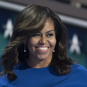 Michelle Obama  au Premier jour de la Convention Nationale Démocrate à Philadelphie. Le 25 juillet 2016