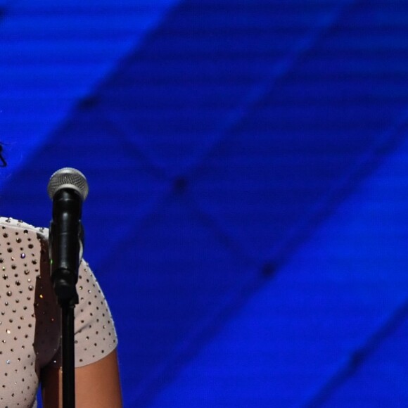 Demi Lovato  au Premier jour de la Convention Nationale Démocrate à Philadelphie. Le 25 juillet 2016