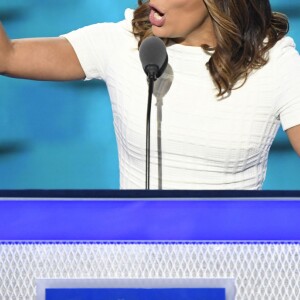 Eva Longoria au Premier jour de la Convention Nationale Démocrate à Philadelphie. Le 25 juillet 2016