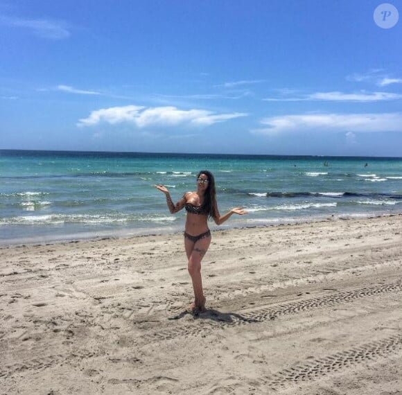 Shanna Kress à la plage, juillet 2016