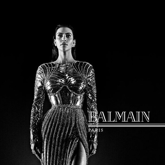 Kim Kardashian - Campagne Balmain, automne-hiver 2016. Photo par Steven Klein.