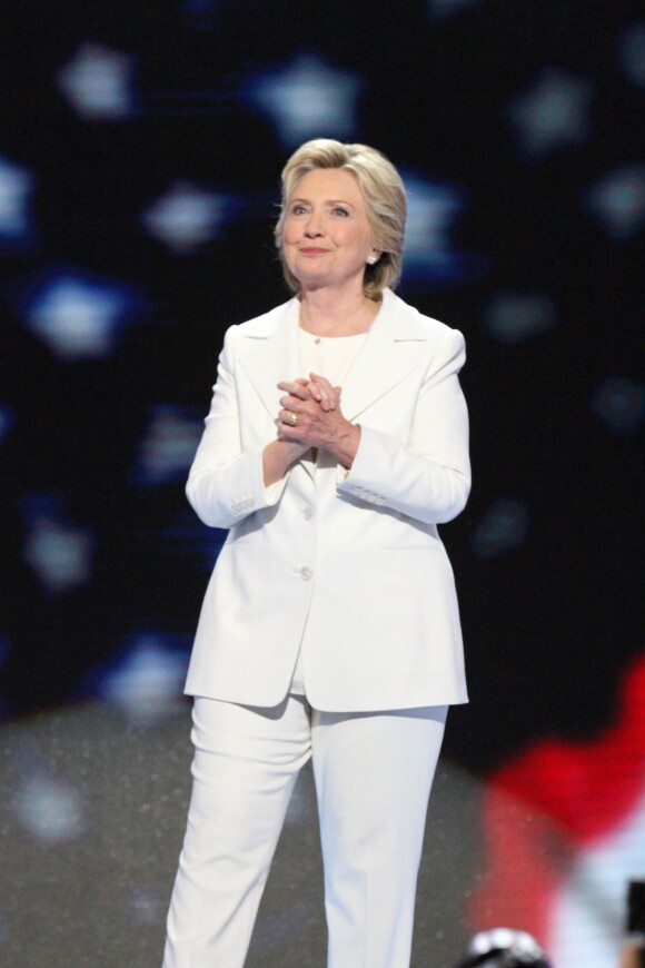 Hillary Clinton à la convention nationale du Parti démocrate à Philadelphie, le 28 juillet 2016.