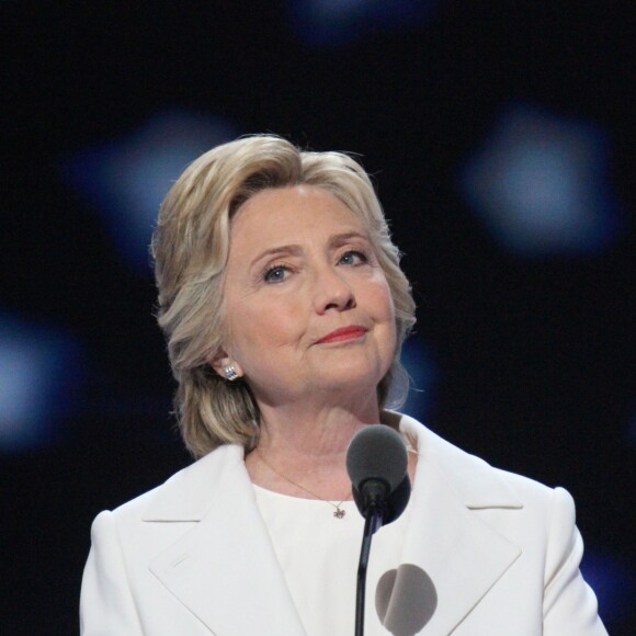 Hillary Clinton à la convention nationale du Parti démocrate à Philadelphie, le 28 juillet 2016.
