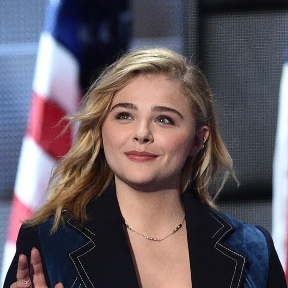 Chloe Grace Moretz à la convention nationale du Parti démocrate à Philadelphie, le 28 juillet 2016.