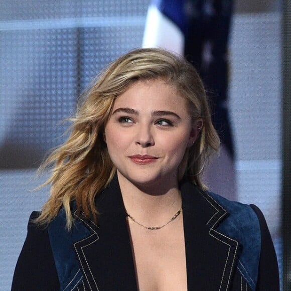 Chloe Grace Moretz à la convention nationale du Parti démocrate à Philadelphie, le 28 juillet 2016.