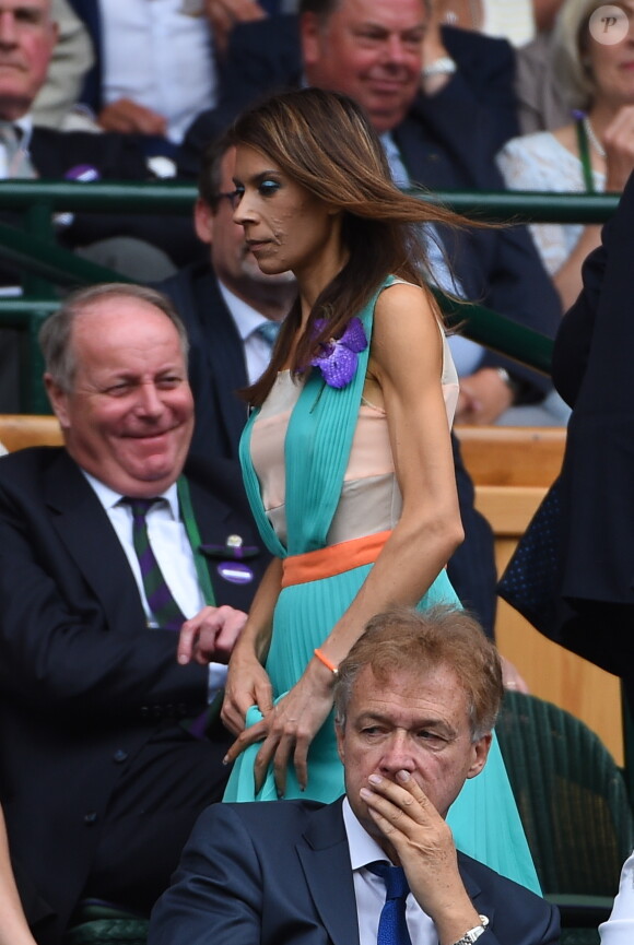 Marion Bartoli lors du tournoi de Wimbledon, le 9 juillet 2016