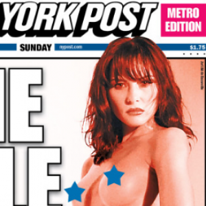 Melania Trump en Une du New York Post photographiée par Alé de Basseville