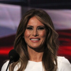 Melania Trump, la femme de Donald Trump lors du 1er jour de la convention républicaine à Cleveland, le 18 juillet 2016