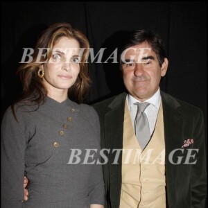 STEPHANIE SEYMOUR ET PETER BRANT - PEOPLE AU DEFILE DE MODE DIOR - COLLECTION PRET A PORTER PRINTEMPS ETE 2009  PEOPLE AT DIOR FASHION SHOW READY TO WEAR SPRING SUMMER 200929/09/2008 - PARIS