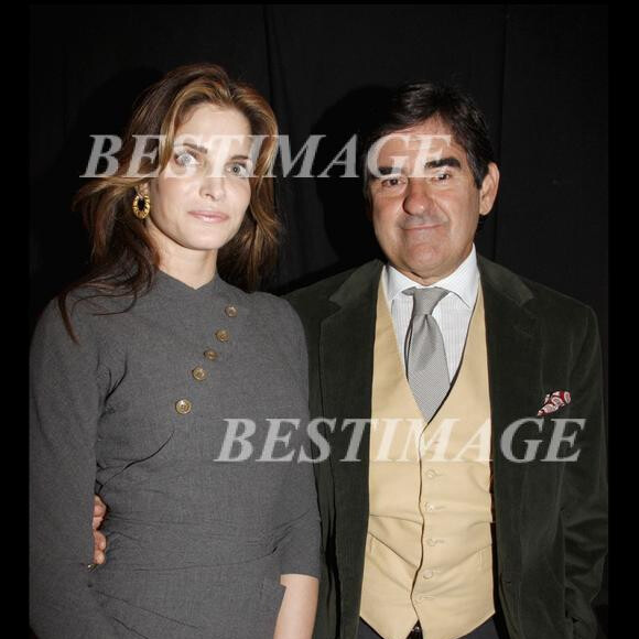 STEPHANIE SEYMOUR ET PETER BRANT - PEOPLE AU DEFILE DE MODE DIOR - COLLECTION PRET A PORTER PRINTEMPS ETE 2009  PEOPLE AT DIOR FASHION SHOW READY TO WEAR SPRING SUMMER 200929/09/2008 - PARIS