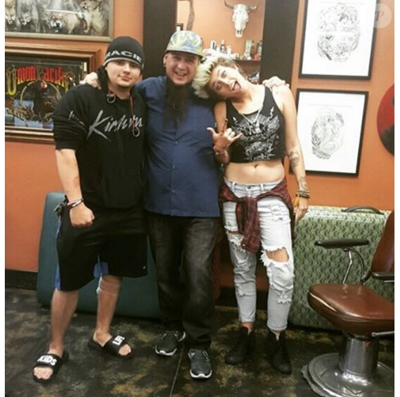Paris Jackson et son frère Prince se sont offerts un nouveau tatouage. Photo publiée sur Instagram à la fin du mois de juillet 2016.