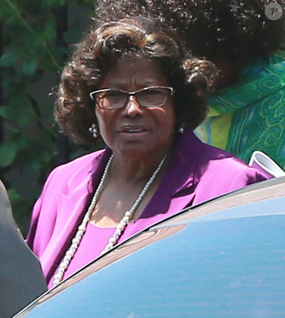 Katherine Jackson a assiste au service religieux d'une eglise a Woodland Hills. Le 9 juin 2013