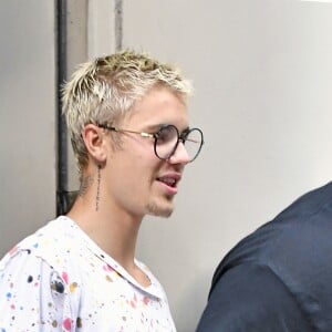 Justin Bieber à la sortie du spa Aire Ancient Baths à New York, le 19 juillet 2016.