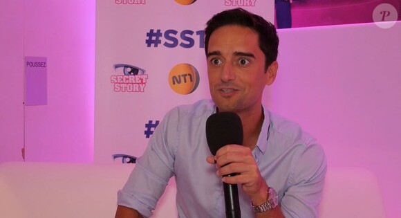 Adrien Lemaître lors de la conférence de presse de "Secret Story 10", jeudi 21 juillet 2016, dans les locaux de TF1