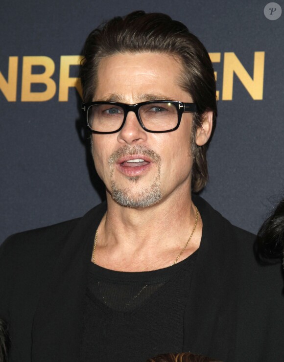 Brad Pitt à la première du film "Unbroken" à Hollywood, le 15 décembre 2014  Celebrities at the Los Angeles premiere of 'Unbroken' at the TLC Chinese Theatre in Hollywood, California on December 15, 201415/12/2014 - Hollywood