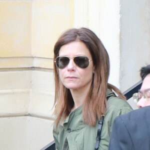Marina Foïs - People à la sortie de l'hommage à Jacques Higelin au Cirque d'Hiver à Paris le 12 avril 2018. 12/04/2018 - Paris