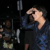 Kris Jenner - La famille Kardashian sort dîner au club Nice Guy à West Hollywood le 31 juillet 2016