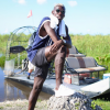 Paul Pogba dans les Everglades lors de ses vacances aux Etats-Unis, été 2016, photo Instagram.