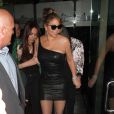 Mariah Carey, toute souriante, en sortant de son dîner au Mr Chow restaurant à Beverly Hills, le 2 août 2016.