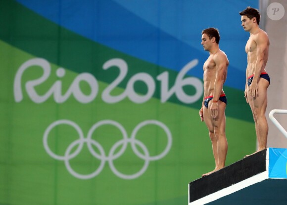 Tom Daley et Daniel Goodfellow à Rio. Le 8 août 2016