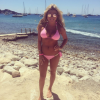 Zara Holland en vacances à Ibiza. Juillet 2016.