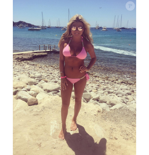 Zara Holland en vacances à Ibiza. Juillet 2016.