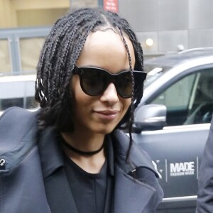Zoe Kravitz - People au défilé Vera Wang pendant la fashion week de New York le 16 février 2016.