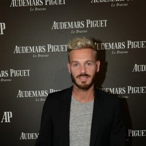 Matt Pokora (M. Pokora) - Inauguration de la boutique Audemars Piguet, 15 rue Royale, et présentation de la nouvelle collection Royal Oak Yellow Gold, à Paris, le 26 mai 2016. © Rachid Bellak/Bestimage