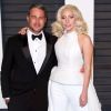 Lady Gaga et son compagnon Taylor Kinney - People à la soirée "Vanity Fair Oscar Party" après la 88ème cérémonie des Oscars à Hollywood. Le 28 février 2016