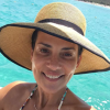 Cristina Cordula sans maquillage au Brésil, le 3 août 2016.