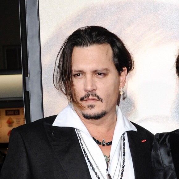 Johnny Depp et sa femme Amber Heard - Première de "The Danish Girl" au Théatre Westwood Village à Los Angeles le 21 novembre 2015.