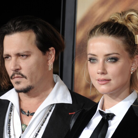 Johnny Depp et Amber Heard à la première de "The Danish Girl" à Los Angeles le 21 novembre 2015