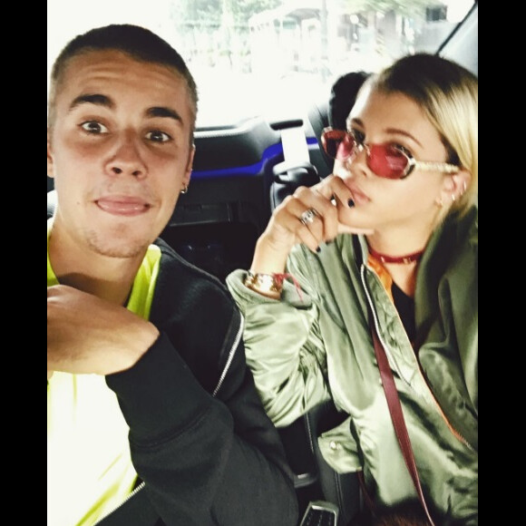 Justin Bieber et Sofia Richie lors de leurs vacances au Japon (août 2016).