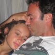 Anthony Delon et sa fille Liv au Bahamas en 2013. Photo publiée le 21 juillet 2016 par l'acteur sur Instagram.