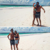 Anthony Delon aux Bahamas avec ses filles Liv et Lou - Août 2016