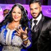 Exclusif - Fiançailles de Sarah Fraisou (Les Anges 8) avec Malik, la cérémonie s'est déroulée dans une salle des fêtes de la région parisienne en présence de leurs familles le 8 juillet 2016.