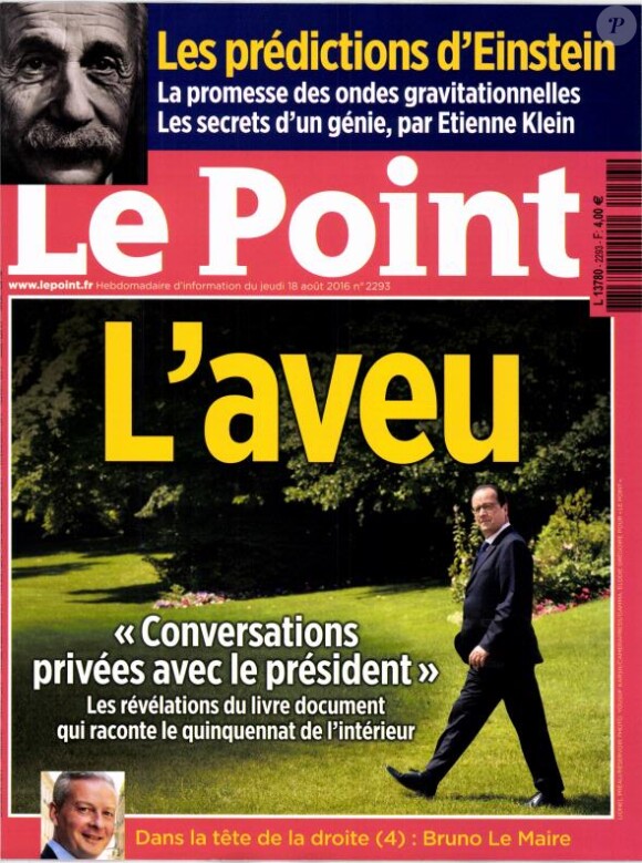 Le magazine Le Point du 18 août 2016
