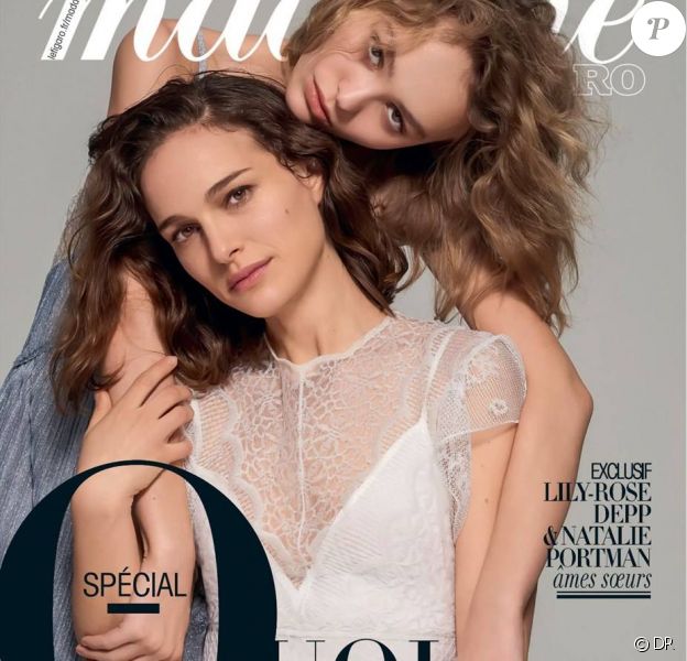 Lily-Rose Depp et Natalie Portman en couverture de Madame Figaro du 19 août 2016