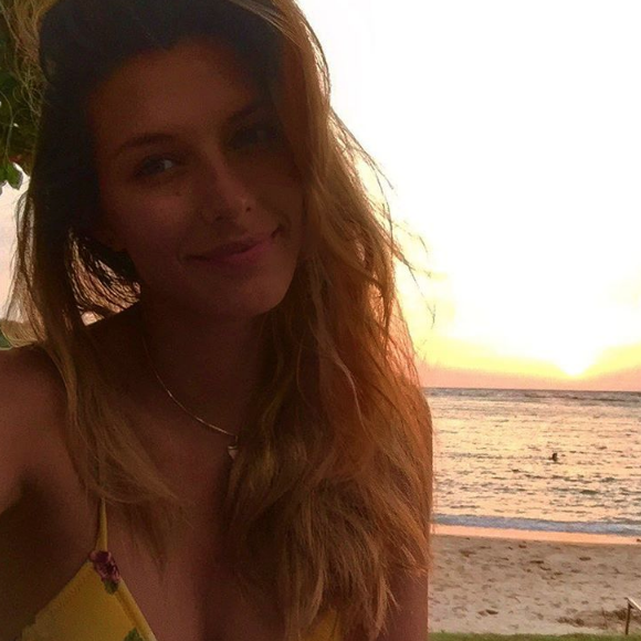 Camille Cerf en vacances en Thaïlande. Août 2016.