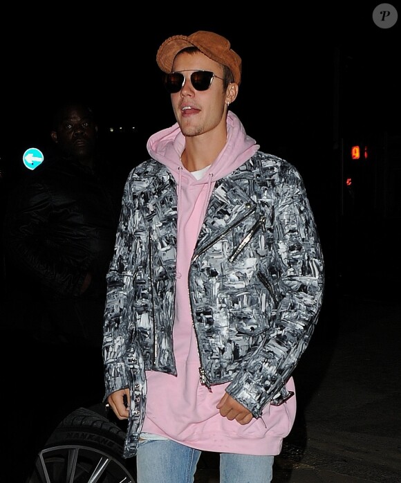 Justin Bieber et Bronte Blampied au club Tape à Londres le 21 août 2016