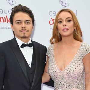 Lindsay Lohan et son compagnon Egor Tarabasov - People au "Butterfly Ball" au profit de l'association caritative "Caudwell Children" au Grosvenor House Hotel à Londres. Le 22 juin 2016