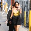 Kendall Jenner arrive aux studios de l'émission 'Jimmy Kimmel Live' à Los Angeles, le 24 août 2016.