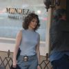 Jennifer Lopez et Ray Liotta sur le tournage de la série "Shades of Blue" à Brooklyn, le 23 août 2016.