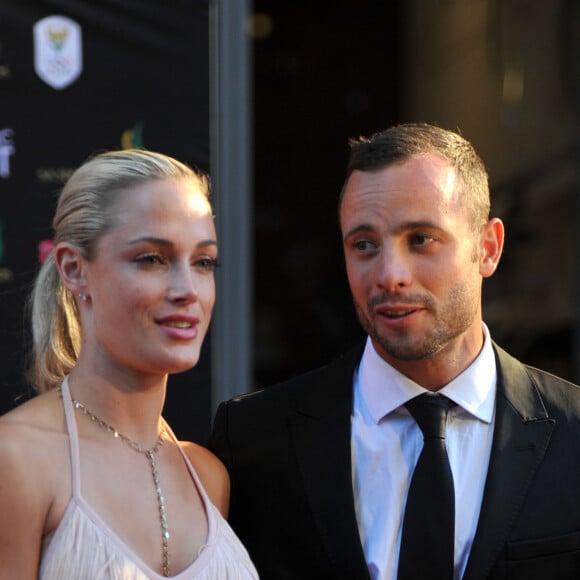 Oscar Pistorius et Reeva Steenkamp aux Feather Awards le 4 novembre 2012 à Johannesburg