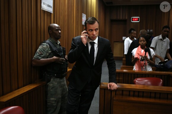 Oscar Pistorius au tribunal de Pretoria, le 18 avril 2016