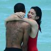 Exclusif-  Kylie Jenner et son compagnon Tyga aux Bahamas, le 12 août 2016