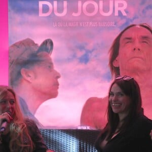 Exclusif - Jour 3 - Béatrice Dalle et Sophie Blondy (réalisatrice) présentent le film "L'étoile du jour" dans lequel joue le chanteur Iggy Pop lors du Festival Rock en Seine au Domaine Nationale de Saint-Cloud à Paris, le 28 août 2016. © Lise Tuillier/Bestimage