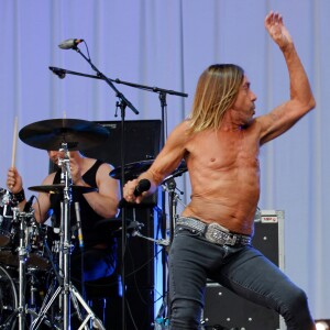 Jour 3 - Iggy Pop - Festival Rock en Seine au Domaine Nationale de Saint-Cloud à Paris, le 28 août 2016. © Lise Tuillier/Bestimage